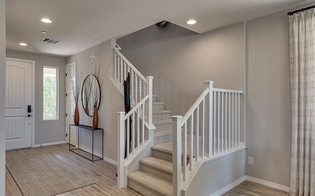 Mission Style Railing with White Paint